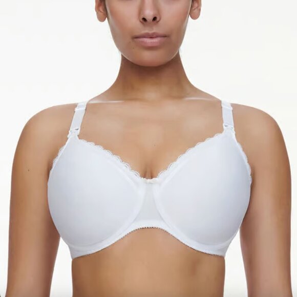 NWT Chantelle Merci Lightweight Nursing Bra in White Size 34C - Picture 2 of 8